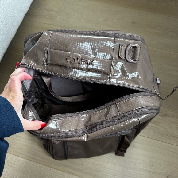 CALPAK Brown Terra 26L Laptop Duffel Backpack - Picture 6 of 8